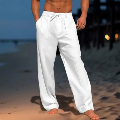 Men's Linen Blend Pants | Stylish Summer Trousers - 2