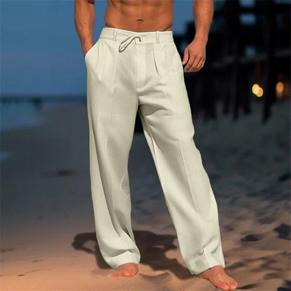 Men's Linen Blend Pants | Stylish Summer Trousers - 3