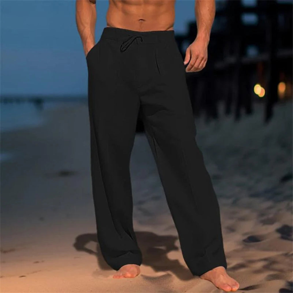 Men's Linen Blend Pants | Stylish Summer Trousers - 4