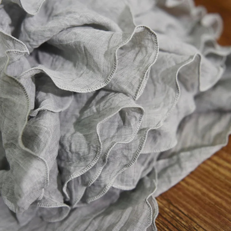 Women's Linen Skirt High Waist Pleated Summer Style - 13