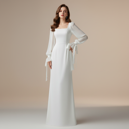 Elegant Long Sleeve Maxi Dress | Maxi Dresses for Women - 1