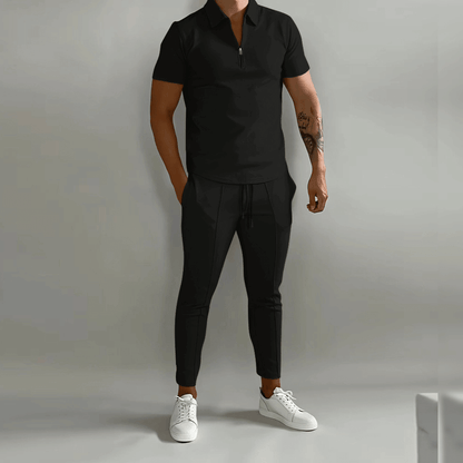 Men's Polo Shirt and Pants Set | Smart Casual Outfit - 5