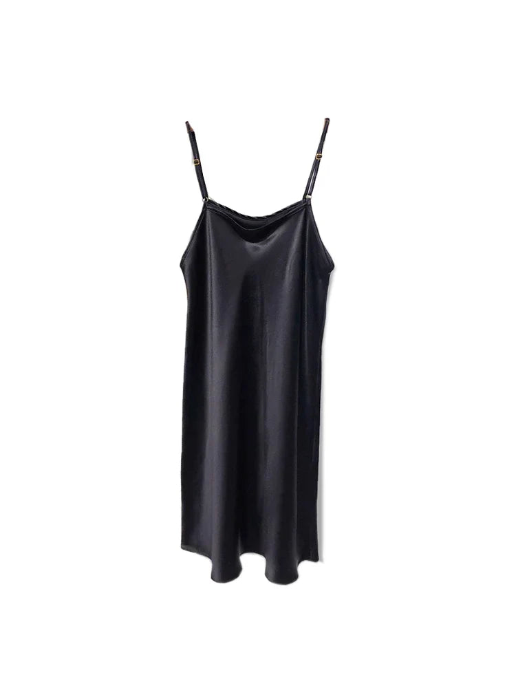 Silk Mini Dress | Women's Sleeveless Summer Dress - 18