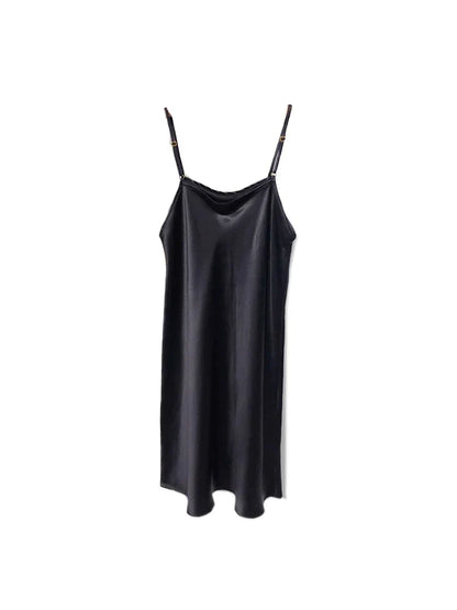 Silk Mini Dress | Women's Sleeveless Summer Dress - 18