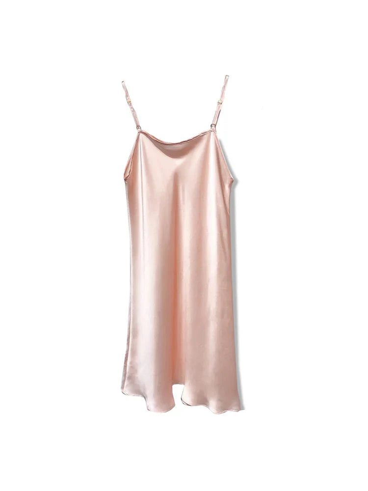 Silk Mini Dress | Women's Sleeveless Summer Dress - 13
