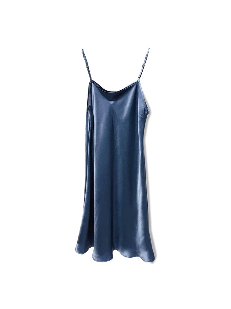 Silk Mini Dress | Women's Sleeveless Summer Dress - 16