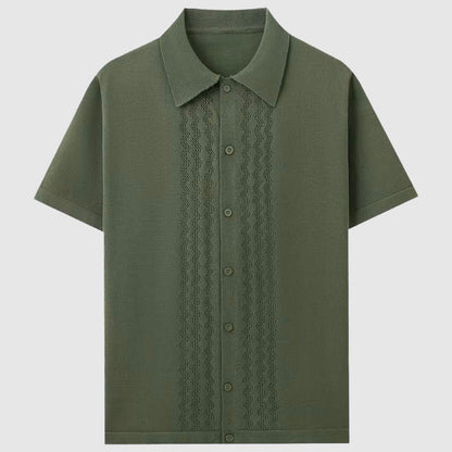 Men's Summer Knit Shirt | Short Sleeve T-Shirt - 5
