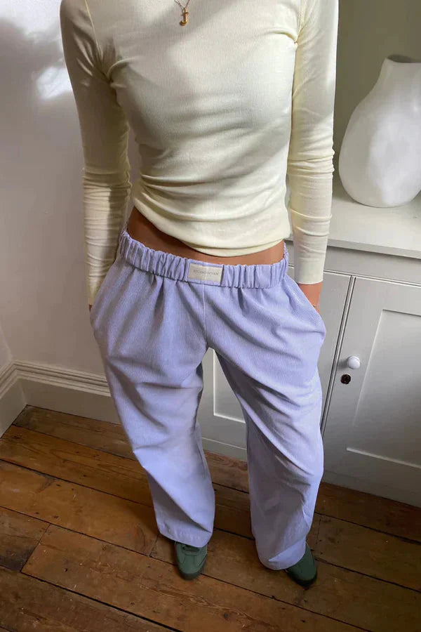 Elke Striped Summer Pants | Women's Casual Pants - 11