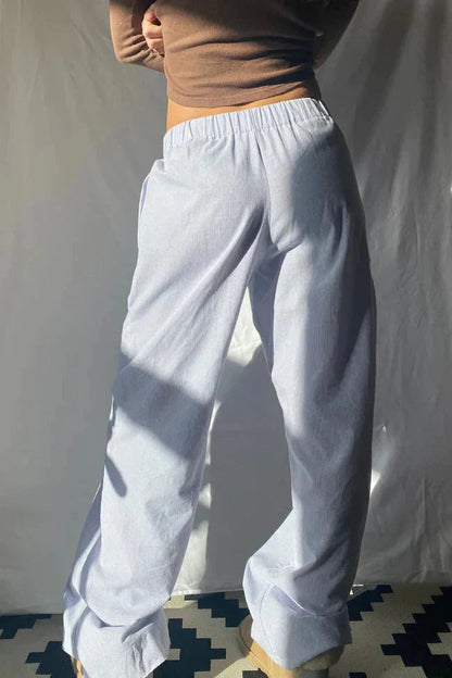 Elke Striped Summer Pants | Women's Casual Pants - 5