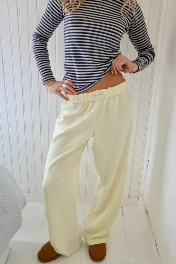 Elke Striped Summer Pants | Women's Casual Pants - 8