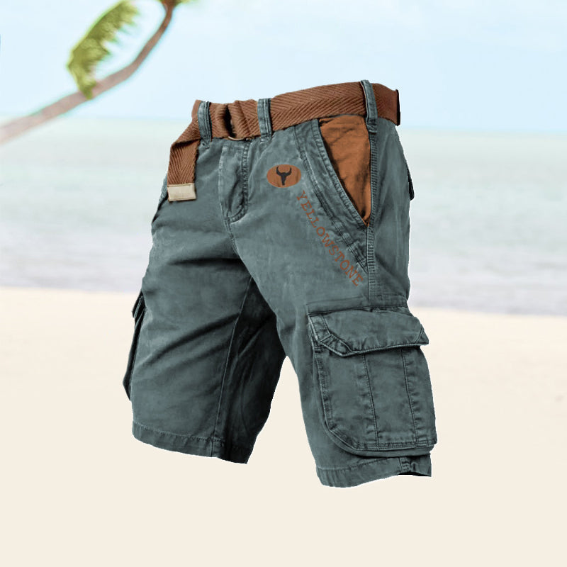 Ethan | Men's Multifunctional Cargo Shorts - 3
