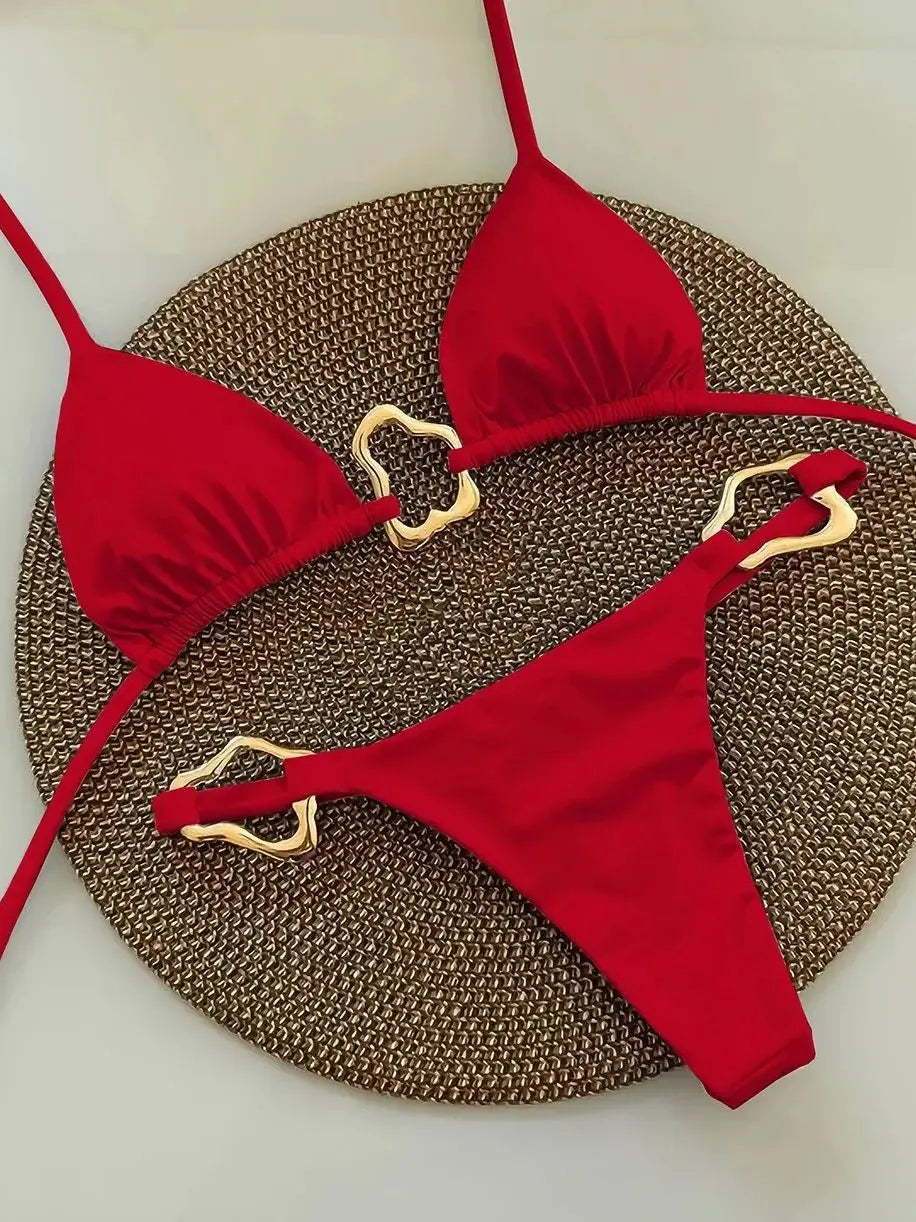 Halterneck Micro Bikini | Women's Swimwear - 3