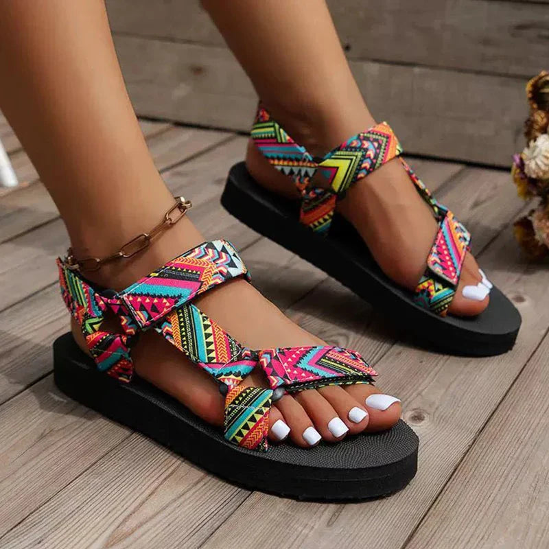 Hemp Rope Women's Sandals | Casual Flat Summer Shoes - 3