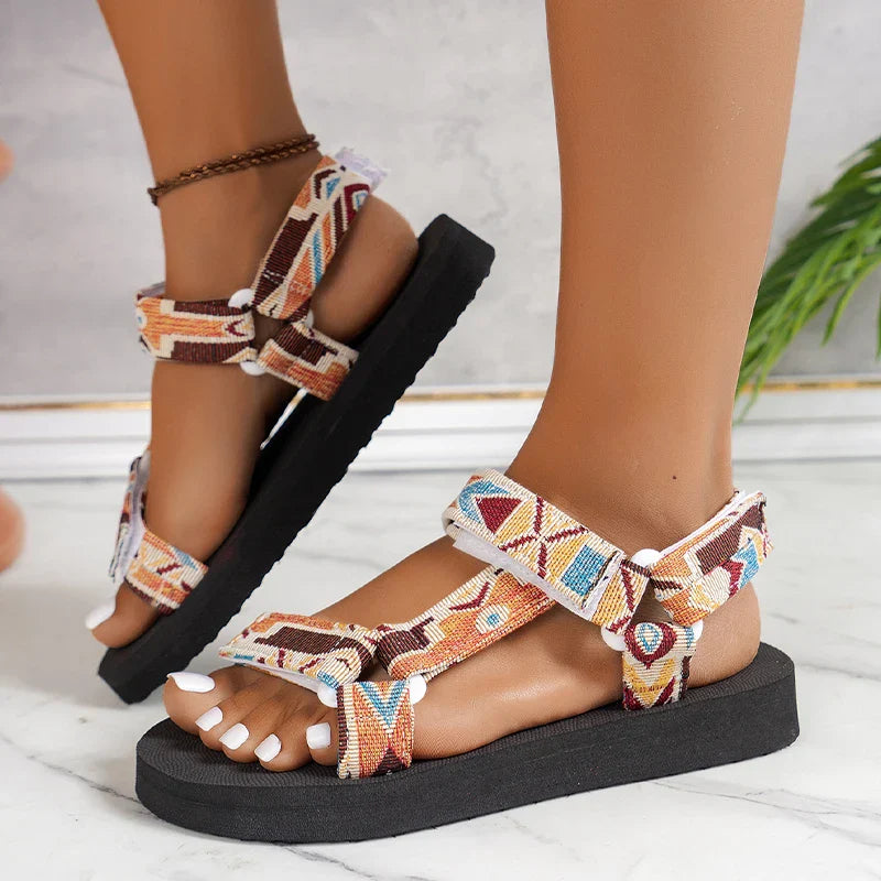 Hemp Rope Women's Sandals | Casual Flat Summer Shoes - 5
