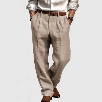Men's Breathable Casual Pants | Comfort Fit Trousers - 4