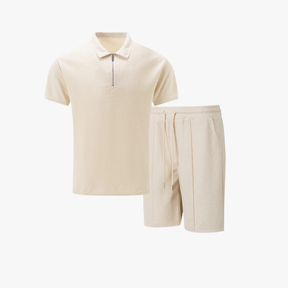 Men's Casual Summer Outfit Set | Polo Shirt and Shorts - 3