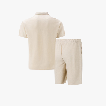 Men's Casual Summer Outfit Set | Polo Shirt and Shorts - 4