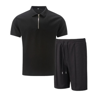 Men's Casual Summer Outfit Set | Polo Shirt and Shorts - 6