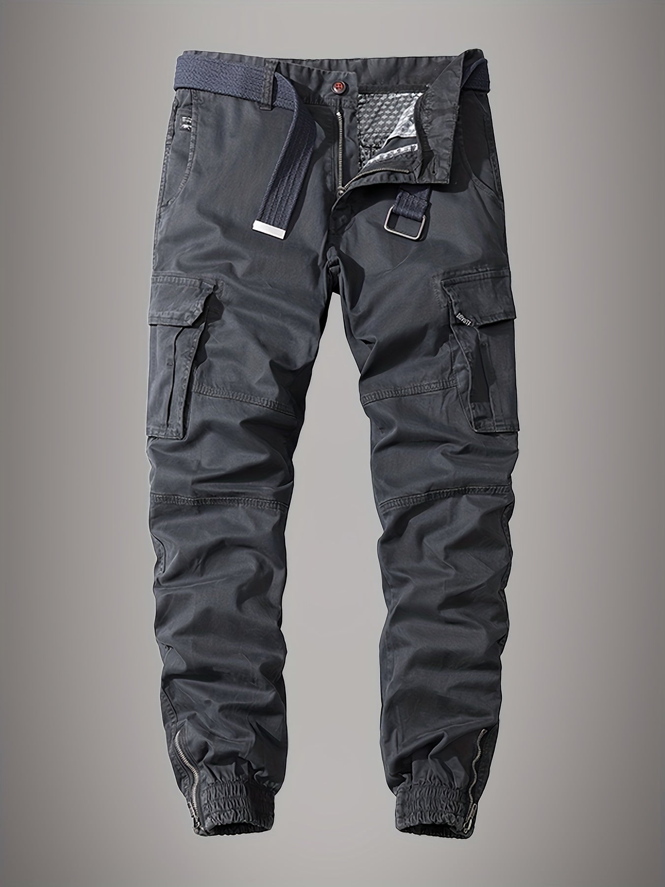 Men's Cargo Pants | Relaxed Fit Casual Trousers - 4