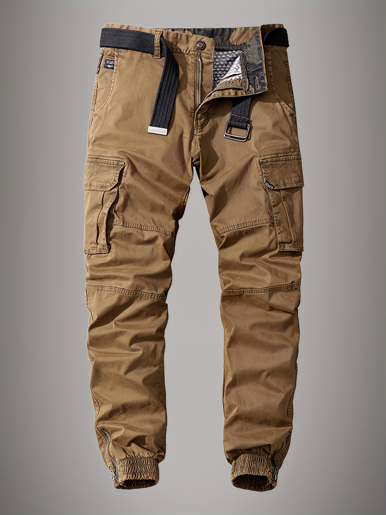 Men's Cargo Pants | Relaxed Fit Casual Trousers - 5