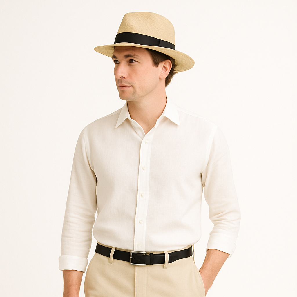 Men's Handmade Panama Hat | Sun Hat for Men with Wide Brim - 2