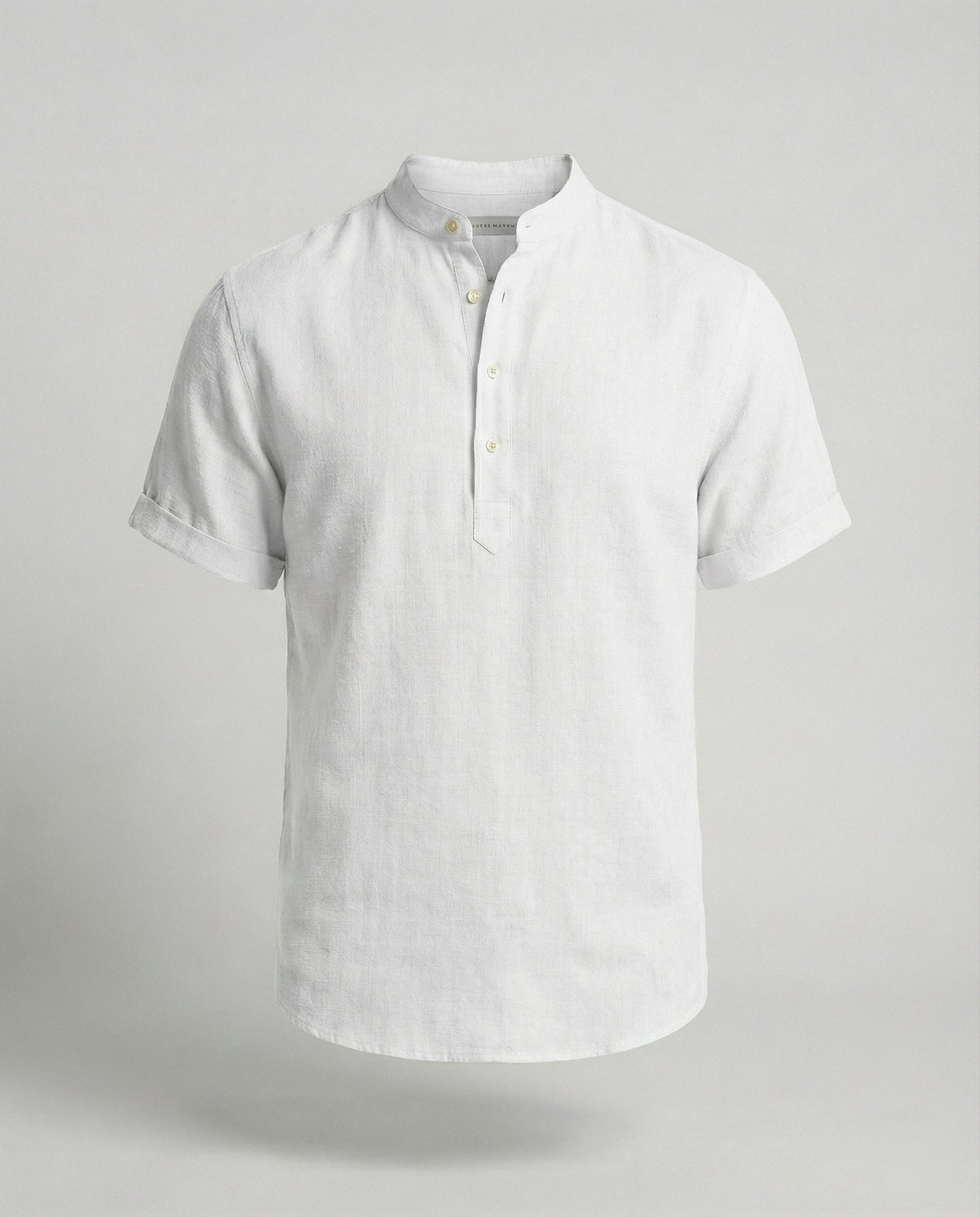 Men's V-Neck Polo Shirt | Short Sleeve Casual Top - 5