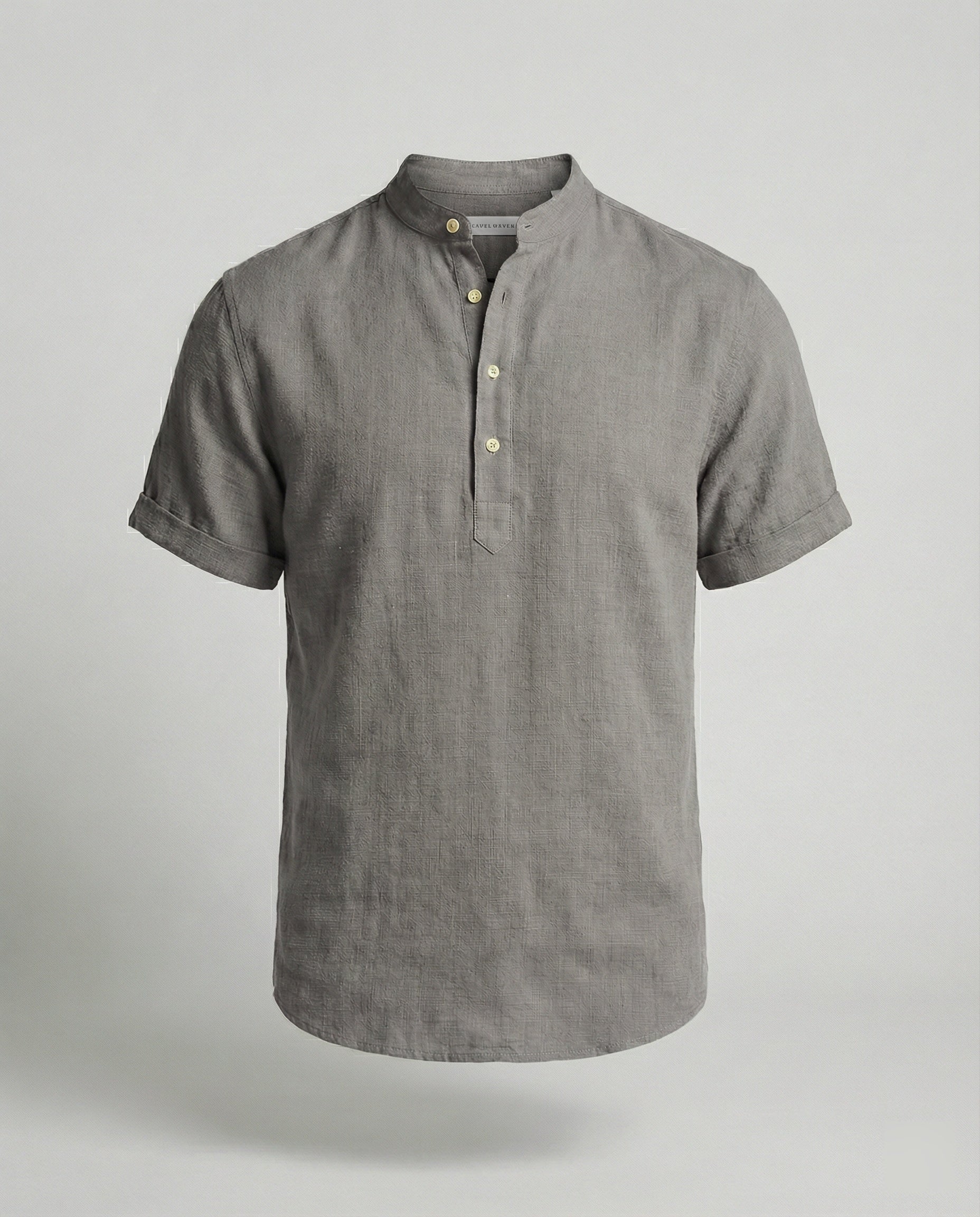 Men's V-Neck Polo Shirt | Short Sleeve Casual Top - 7