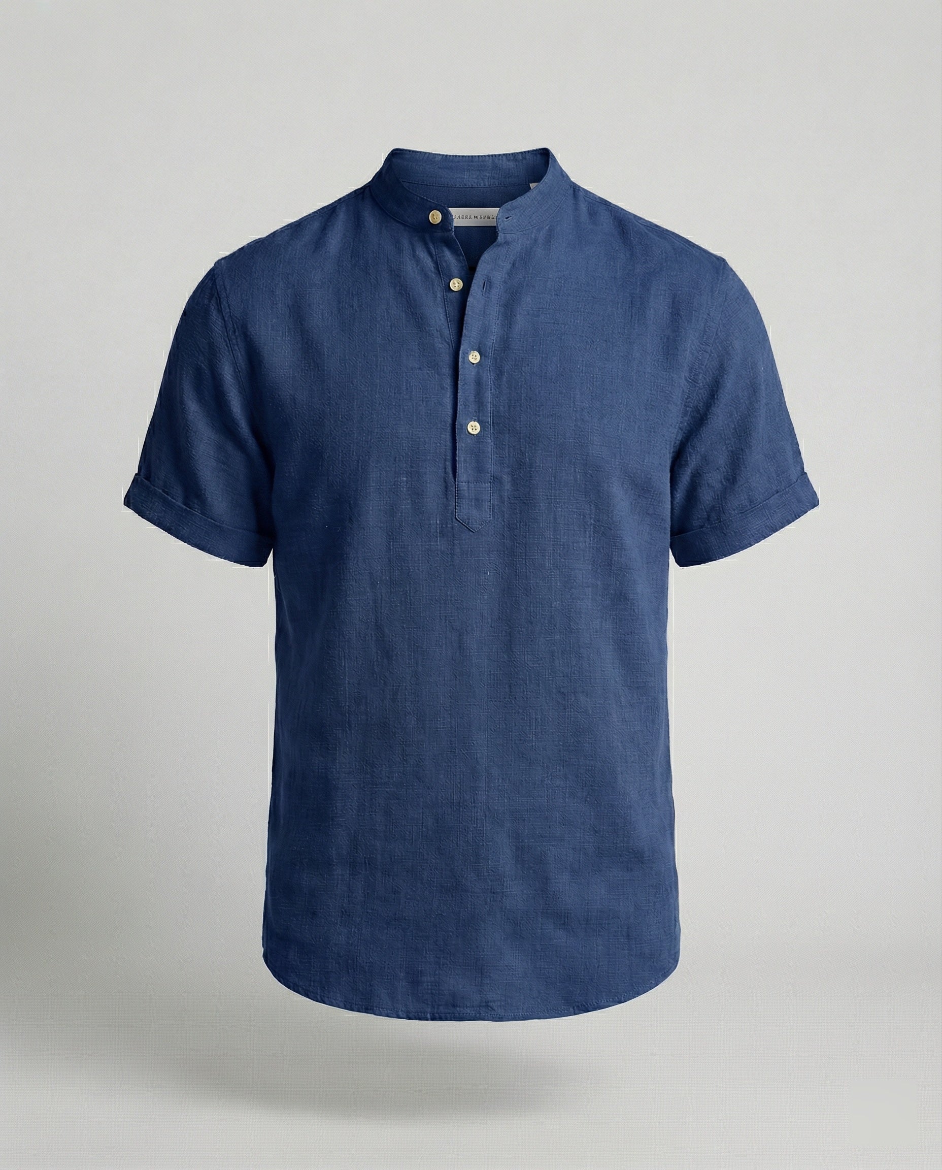 Men's V-Neck Polo Shirt | Short Sleeve Casual Top - 9