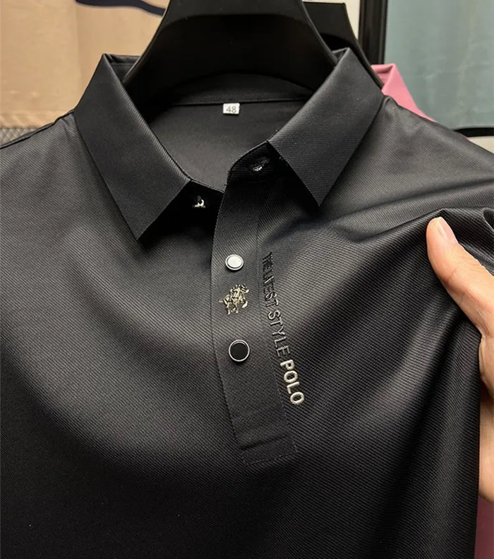 Men's Polo Shirt | Wrinkle-Resistant Stretch Fabric - 4