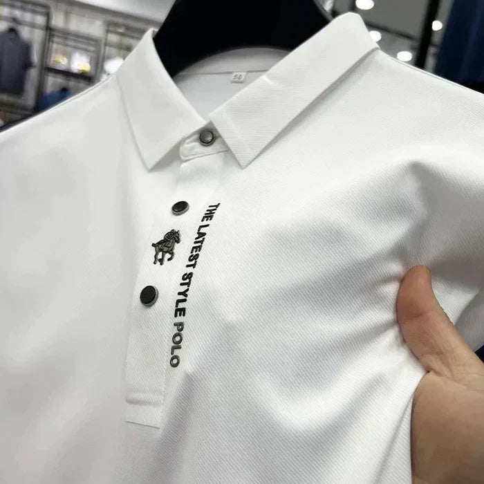 Men's Polo Shirt | Wrinkle-Resistant Stretch Fabric - 5