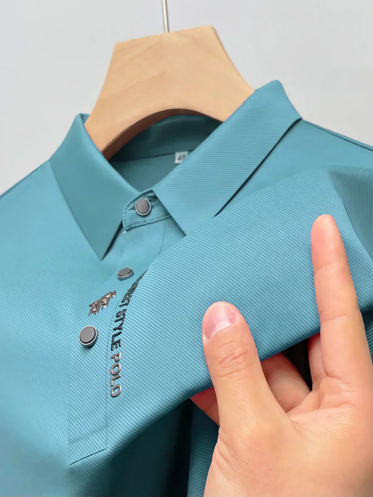 Men's Polo Shirt | Wrinkle-Resistant Stretch Fabric - 8