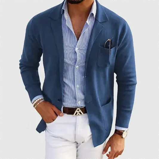 Men's Casual Blazer Jacket | Relaxed Fit Classic Sport Coat - 1
