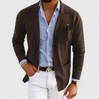 Men's Casual Blazer Jacket | Relaxed Fit Classic Sport Coat - 2