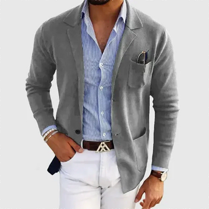 Men's Casual Blazer Jacket | Relaxed Fit Classic Sport Coat - 4