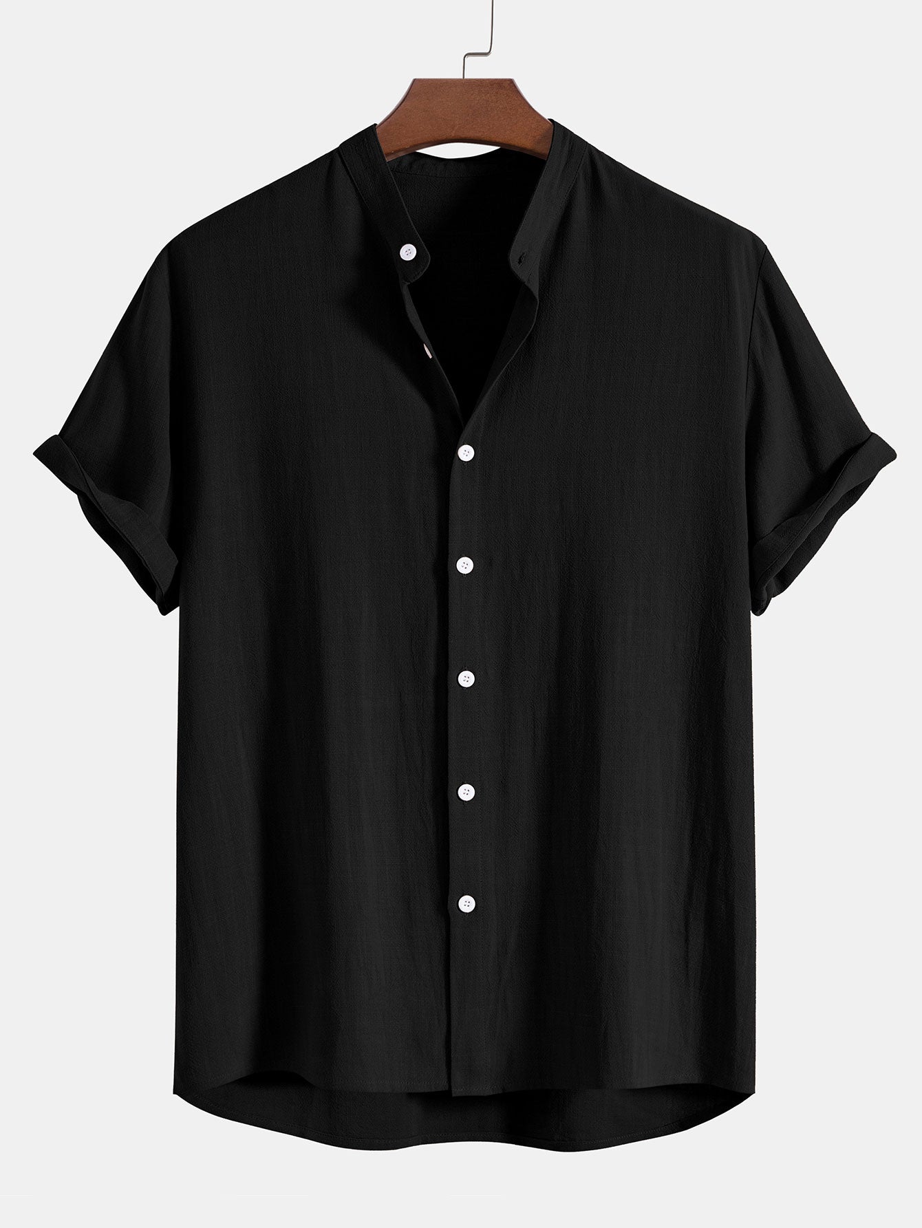 Men's Short Sleeve Shirt and Pants Set | Casual Wear - 3