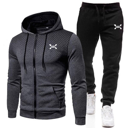 Men's Hoodie and Jogging Pants Set | Training Tracksuit - 1