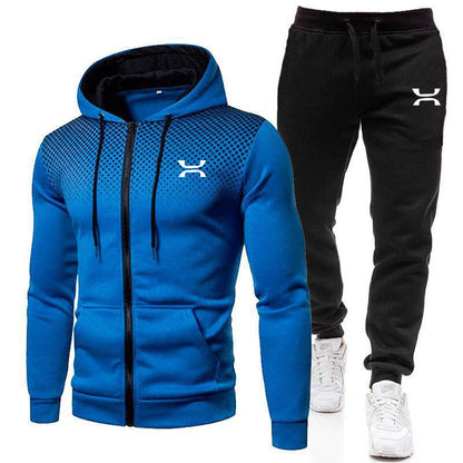 Men's Hoodie and Jogging Pants Set | Training Tracksuit - 2