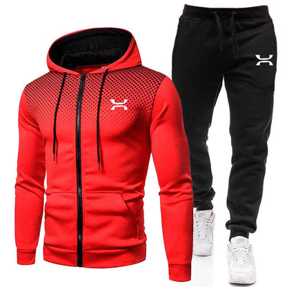 Men's Hoodie and Jogging Pants Set | Training Tracksuit - 3