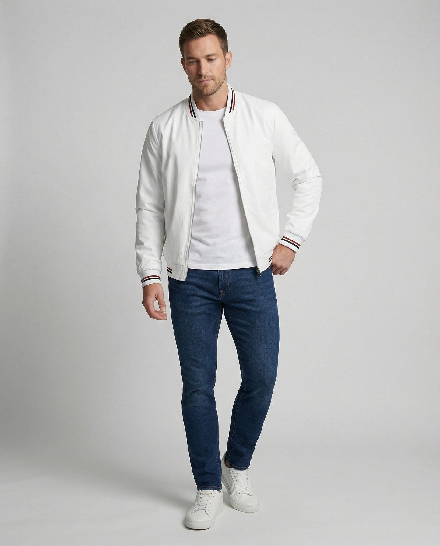 Men's Water-Resistant Transitional Jacket | Casual Outerwear - 1