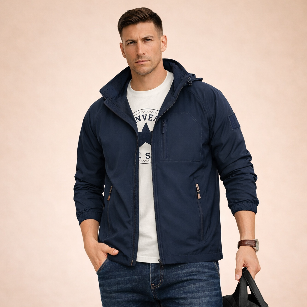 Men's Lightweight Transitional Jacket | Casual Regular Fit - 7