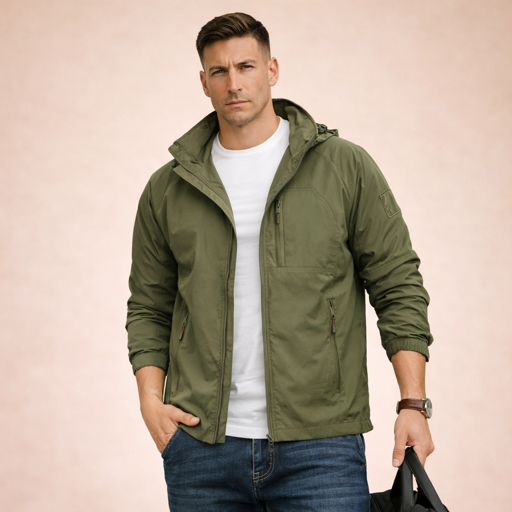 Men's Lightweight Transitional Jacket | Casual Regular Fit - 8