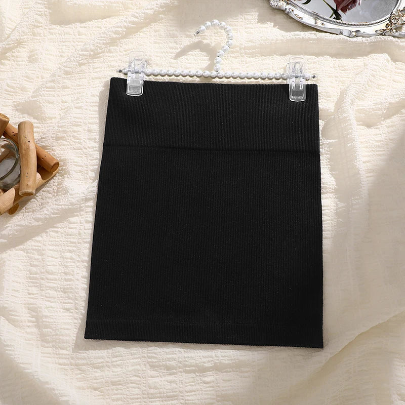 High-Waisted Black Mini Skirt | Women's Skirt - 10