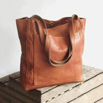 PU Leather Tote Bag | Elegant Everyday Handbag - 1