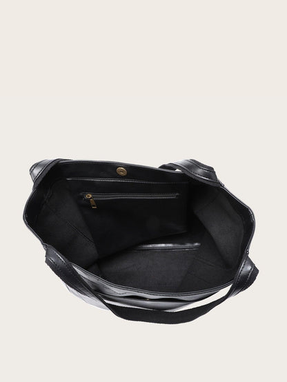 PU Leather Tote Bag | Elegant Everyday Handbag - 6