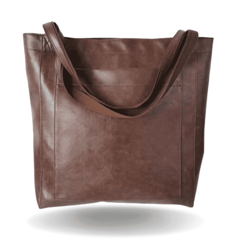 PU Leather Tote Bag | Elegant Everyday Handbag - 8
