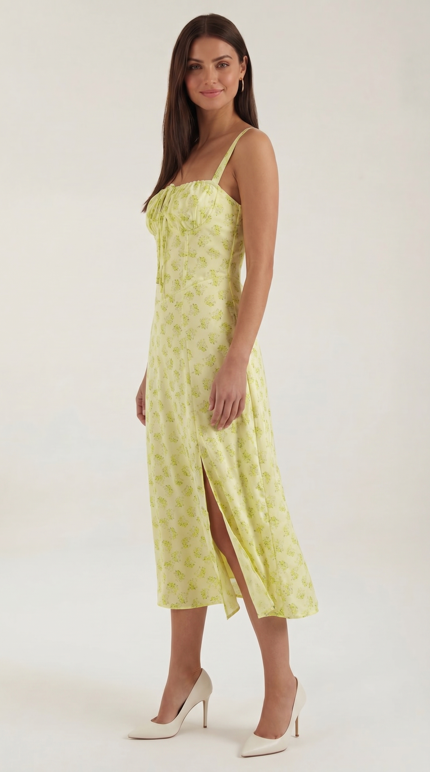 Julia Midi Dress | Floral Wedding Guest Summer Dress for Women - 7