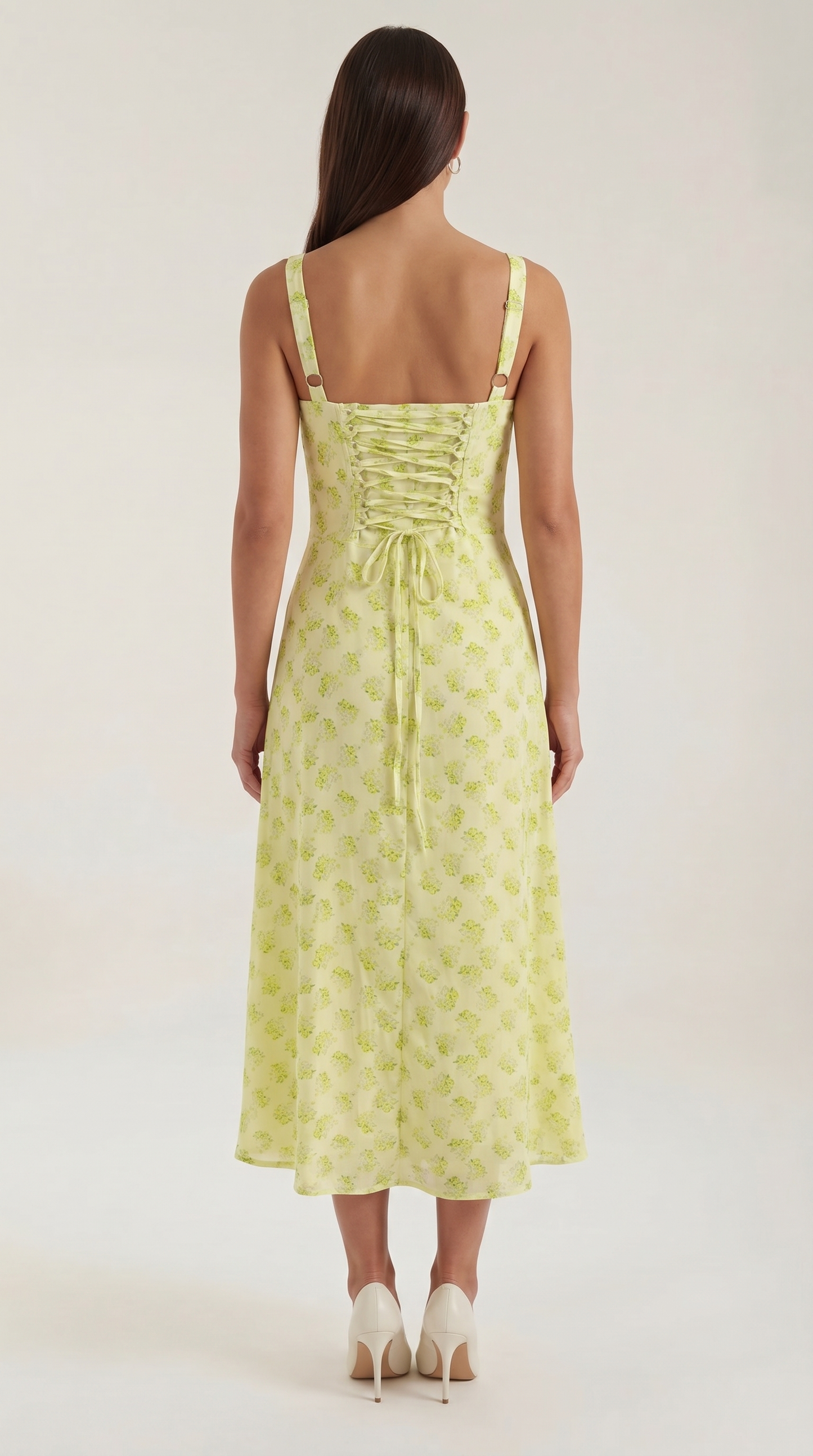 Julia Midi Dress | Floral Wedding Guest Summer Dress for Women - 9