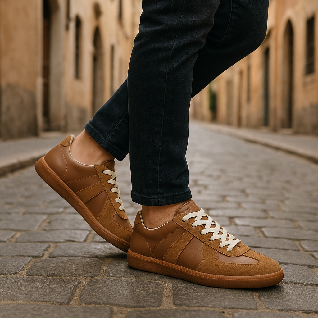 Men's Classic Sneakers | Breathable Casual Lace-Up Trainers - 2