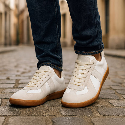 Men's Classic Sneakers | Breathable Casual Lace-Up Trainers - 4