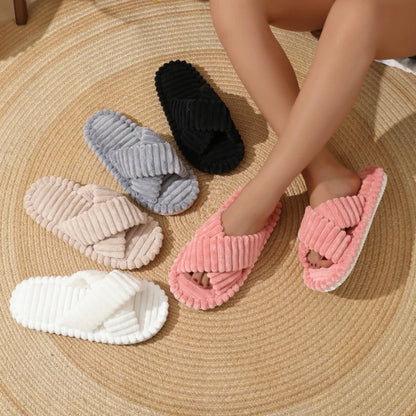 Plush Women's Slippers | Non-Slip Indoor Footwear - 2